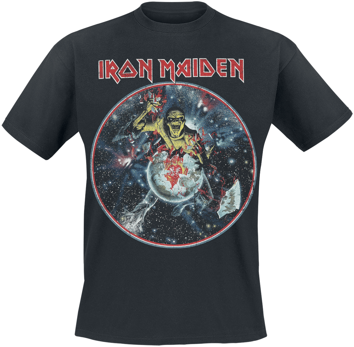 Iron Maiden - The Beast On The Run - World Peace Tour `83 - T-Shirt - schwarz