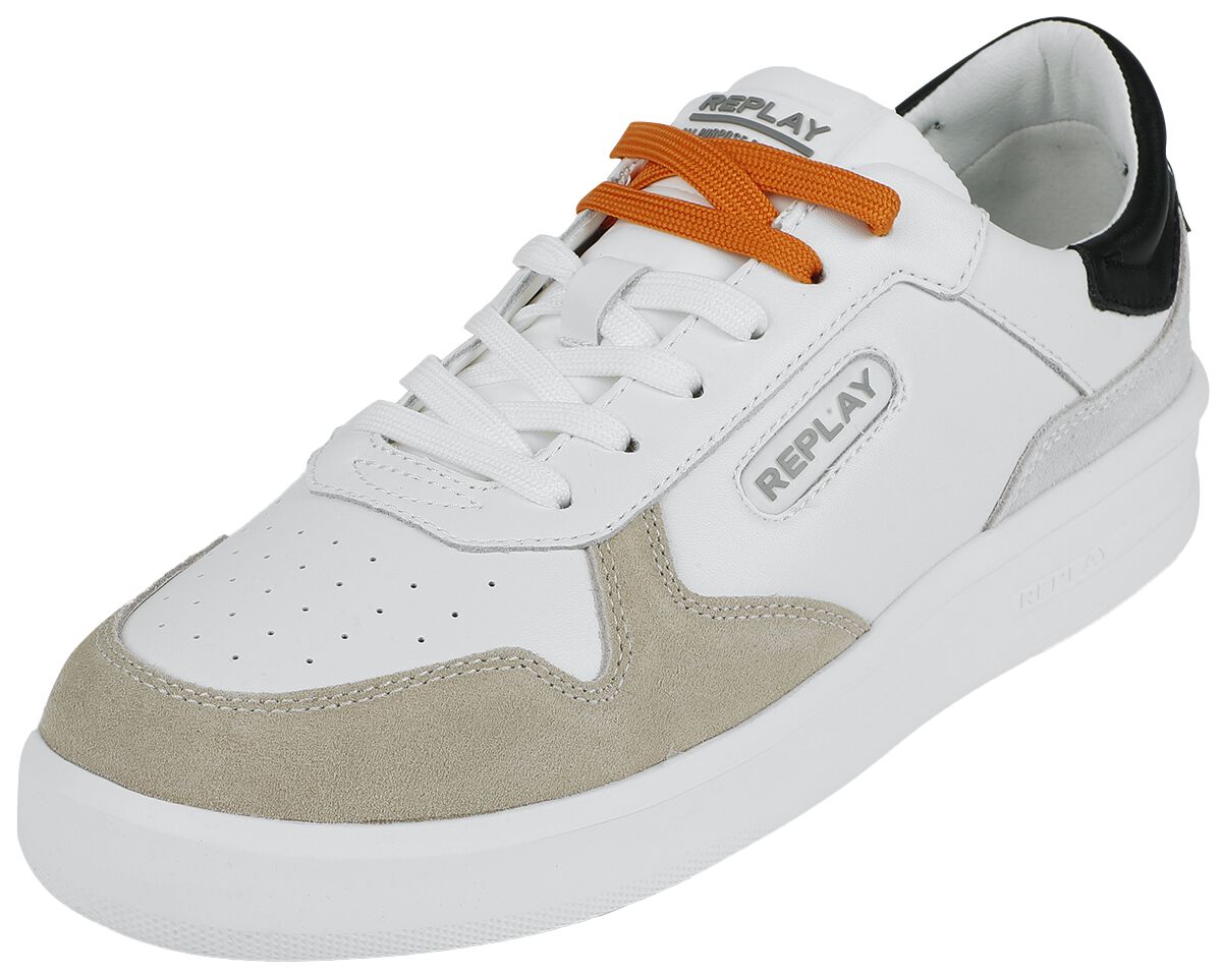 Replay Footwear Sneaker - UNIVERISTY M COURT MX - EU41 bis EU46 - für Männer - Größe EU46 - weiß