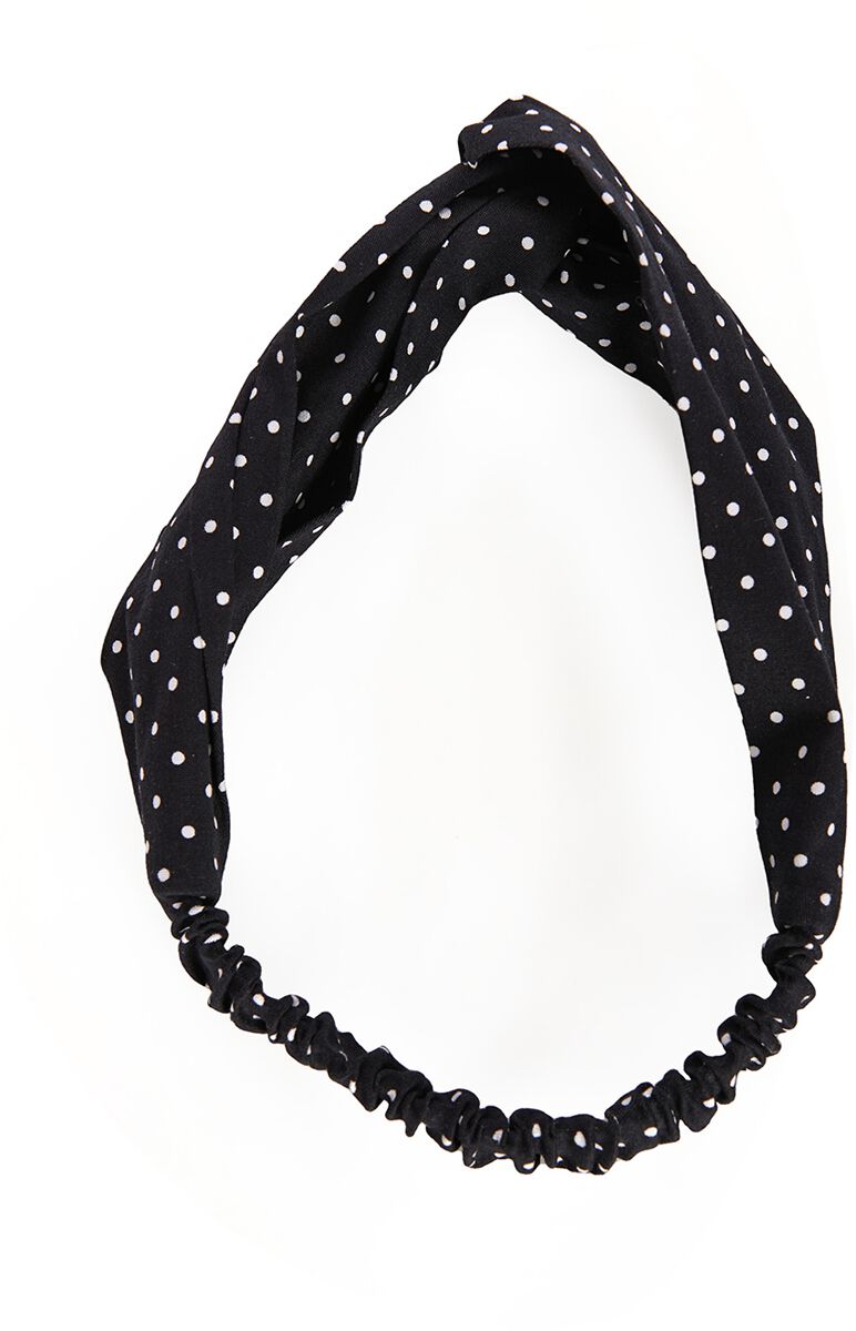 Banned Alternative Adelaide Headband Haarband schwarz weiß