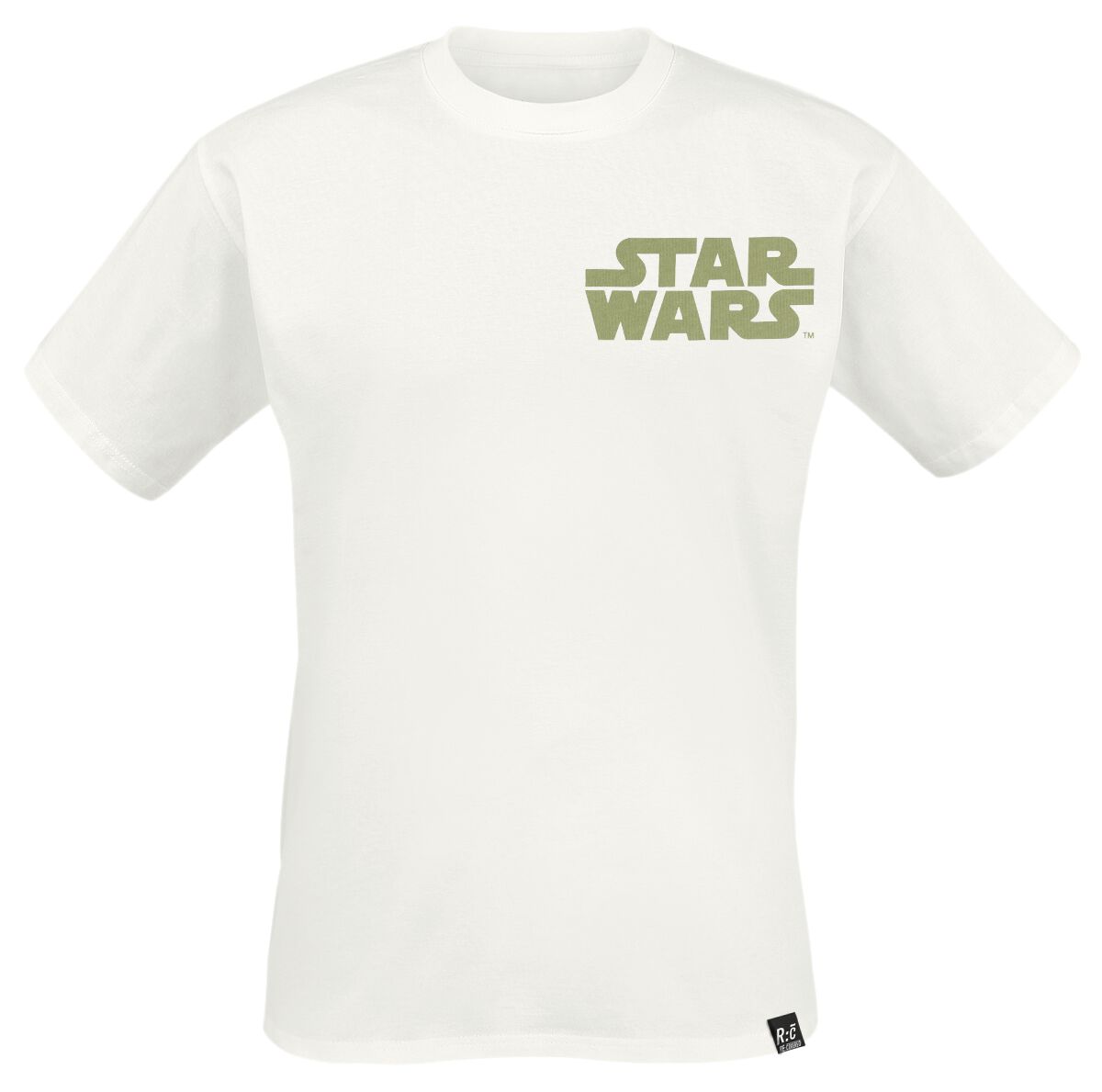 Star Wars - Disney T-Shirt - Recovered - Icon Sketch Group - XXL - für Männer - Größe XXL - altweiß  - Lizenzierter Fanartikel