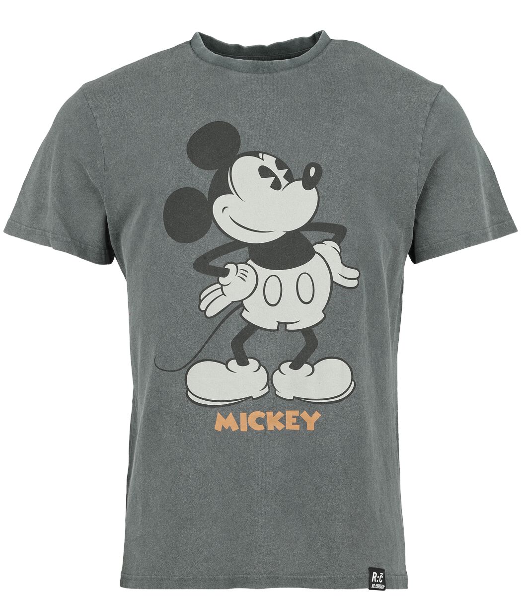 Mickey Mouse - Disney T-Shirt - Recovered - Disney - Mickey Mouse Vintage - S bis XXL - für Männer - Größe XXL - multicolor  - Lizenzierter Fanartikel