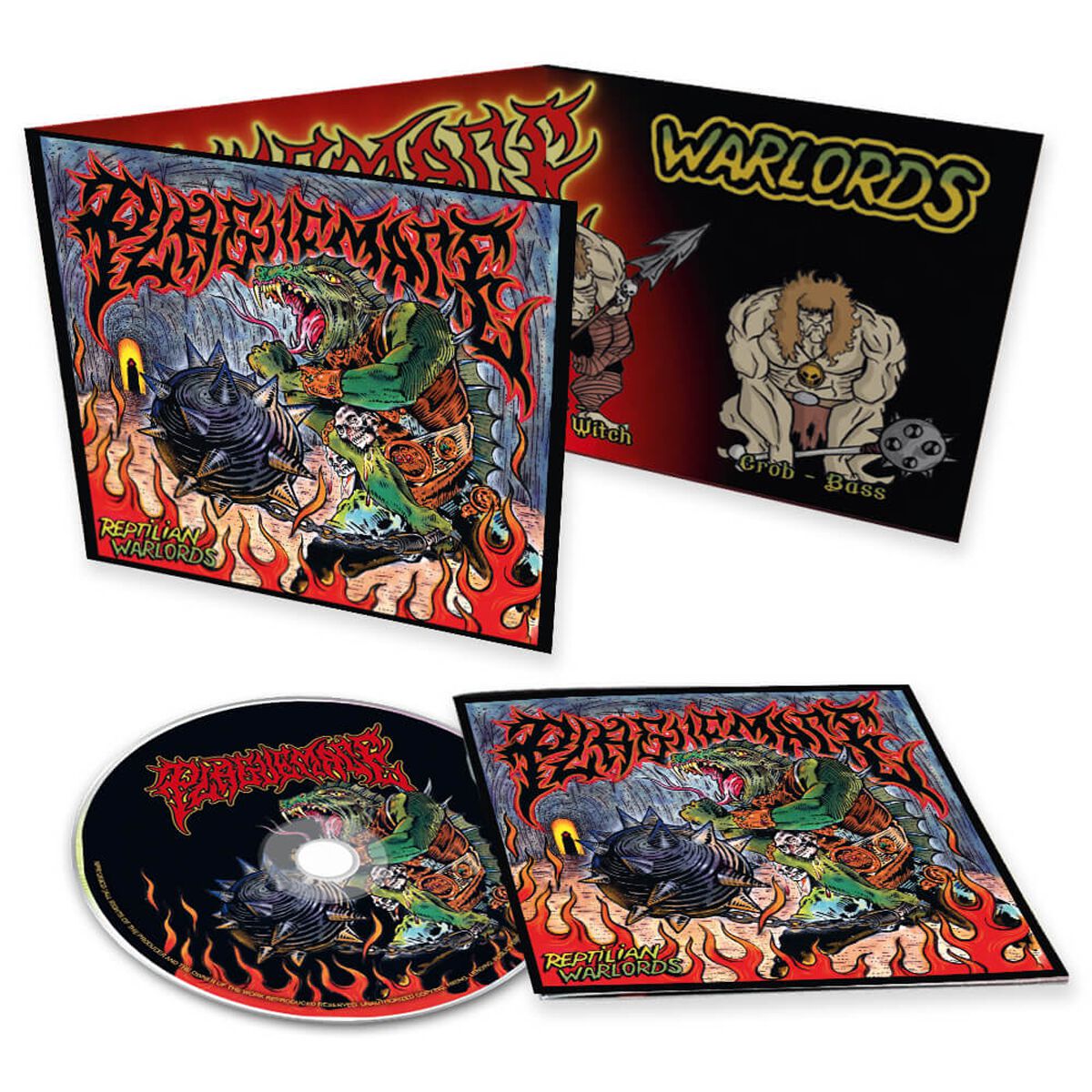 Reptilian warlords von Plaguemace - CD (Digipak)