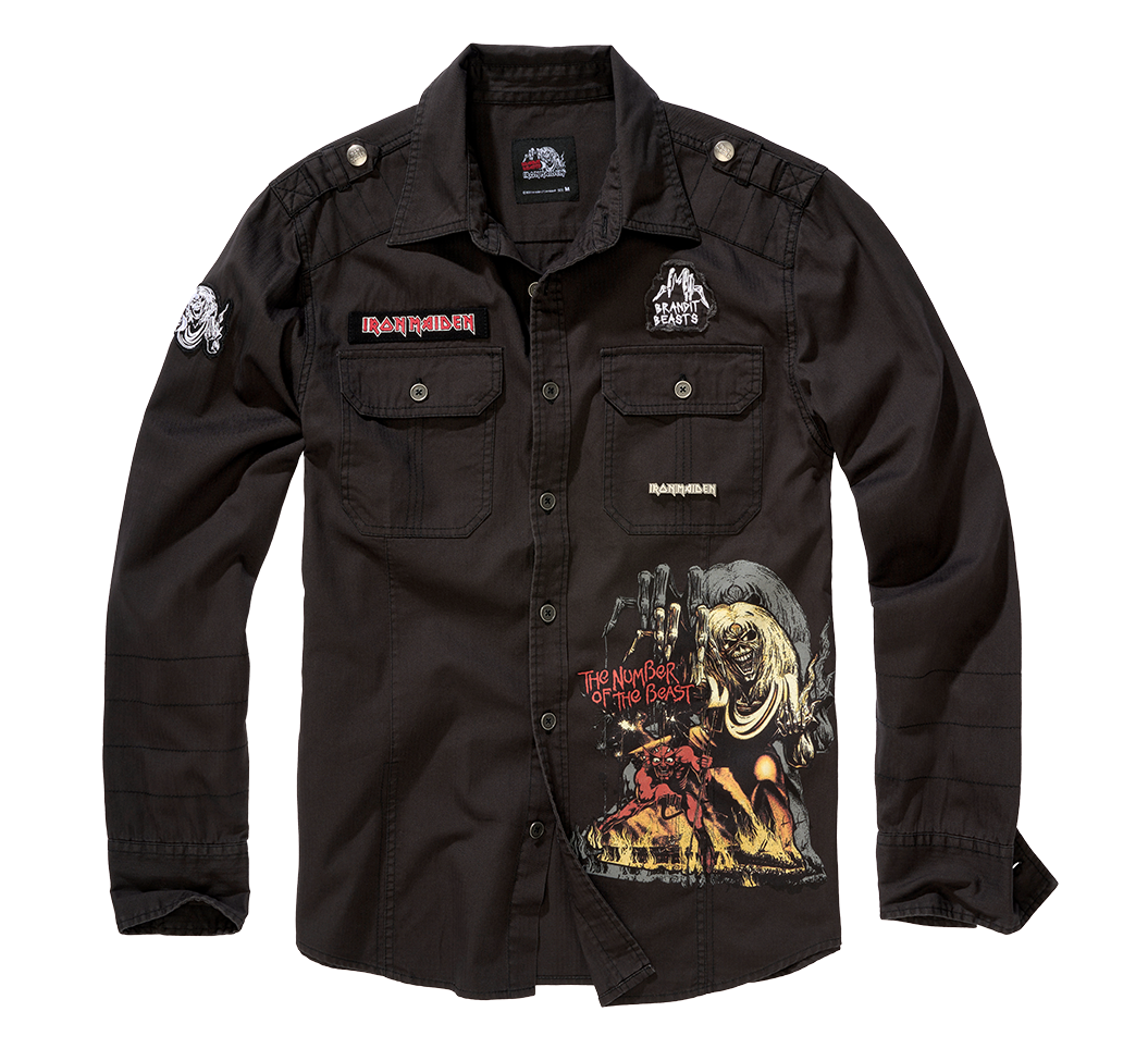 Iron Maiden - Luis Vintage Shirt - Langarmhemd - schwarz
