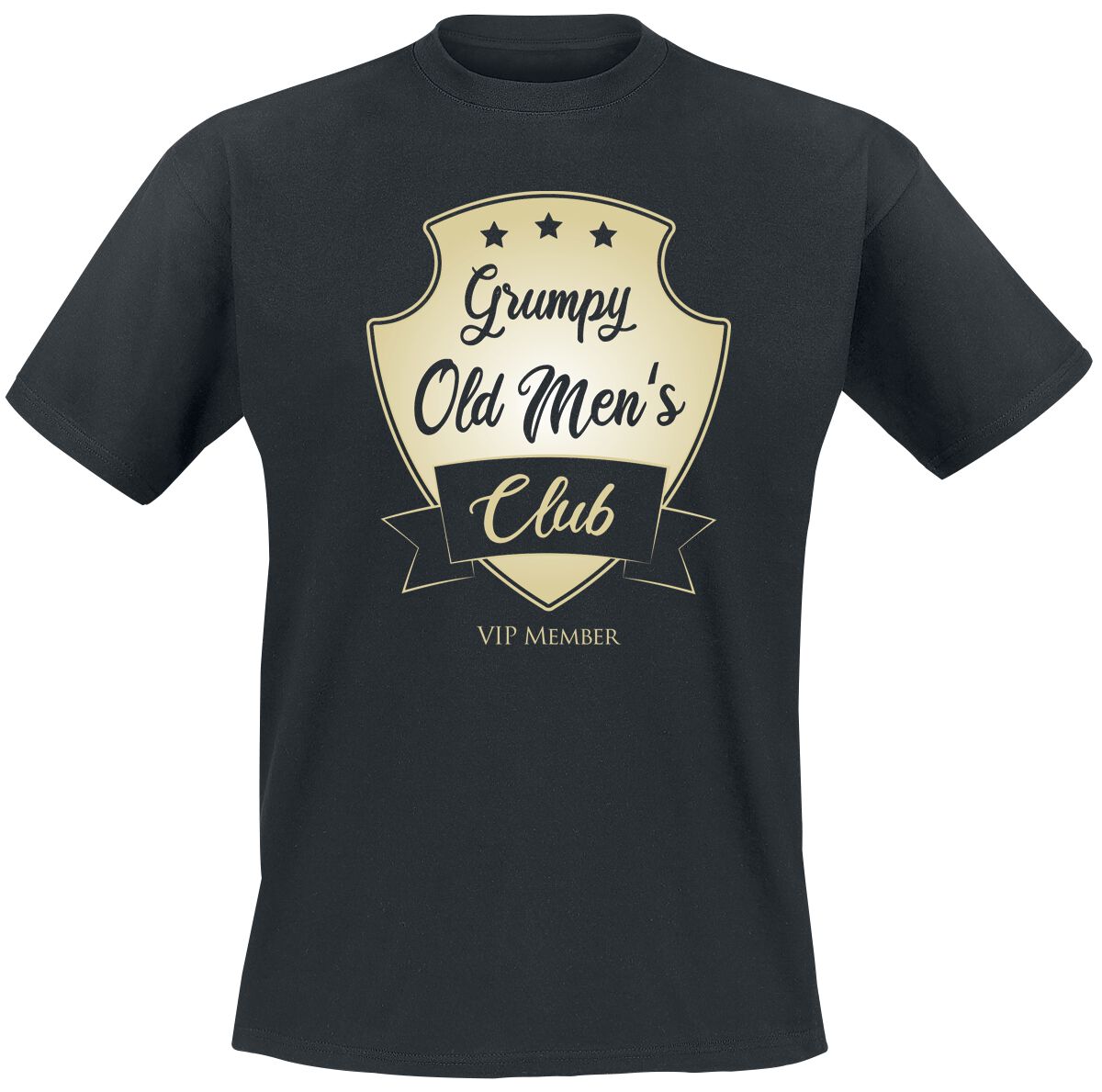 Funshirt T-Shirt – Grumpy Old Men’s Club – L – für Männer – Größe L – schwarz