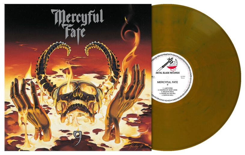 9 von Mercyful Fate - LP (Coloured, Limited Edition, Standard)