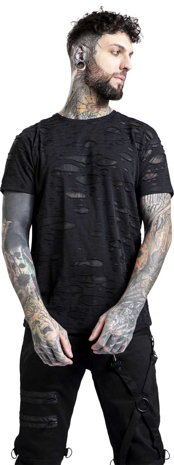 Thumbnail - Gothicana by EMP  T-Shirt schwarz in XL