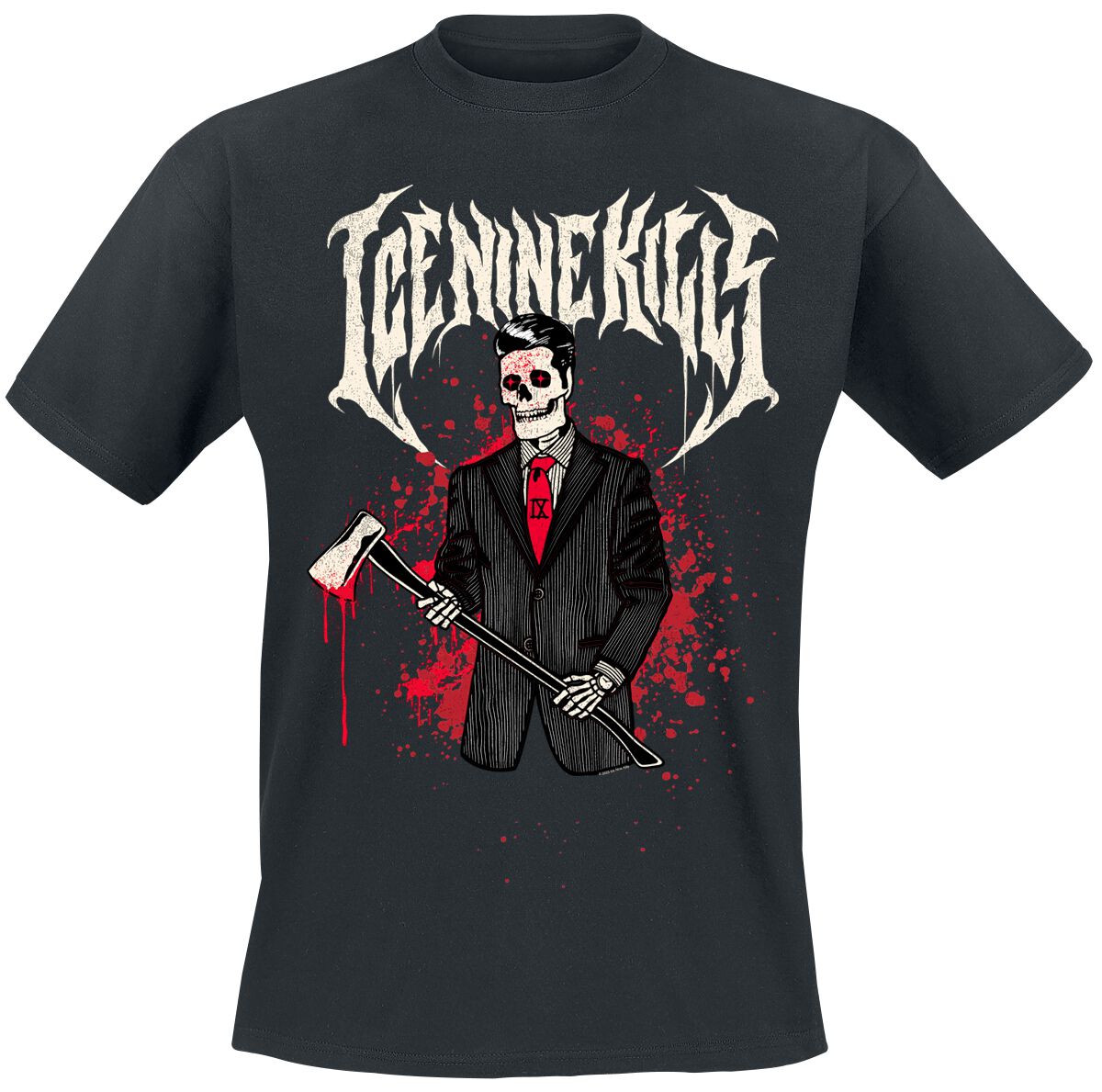 Ice Nine Kills T-Shirt - Spencer Axe - S bis 4XL - für Männer - Größe XXL - schwarz  - Lizenziertes Merchandise!