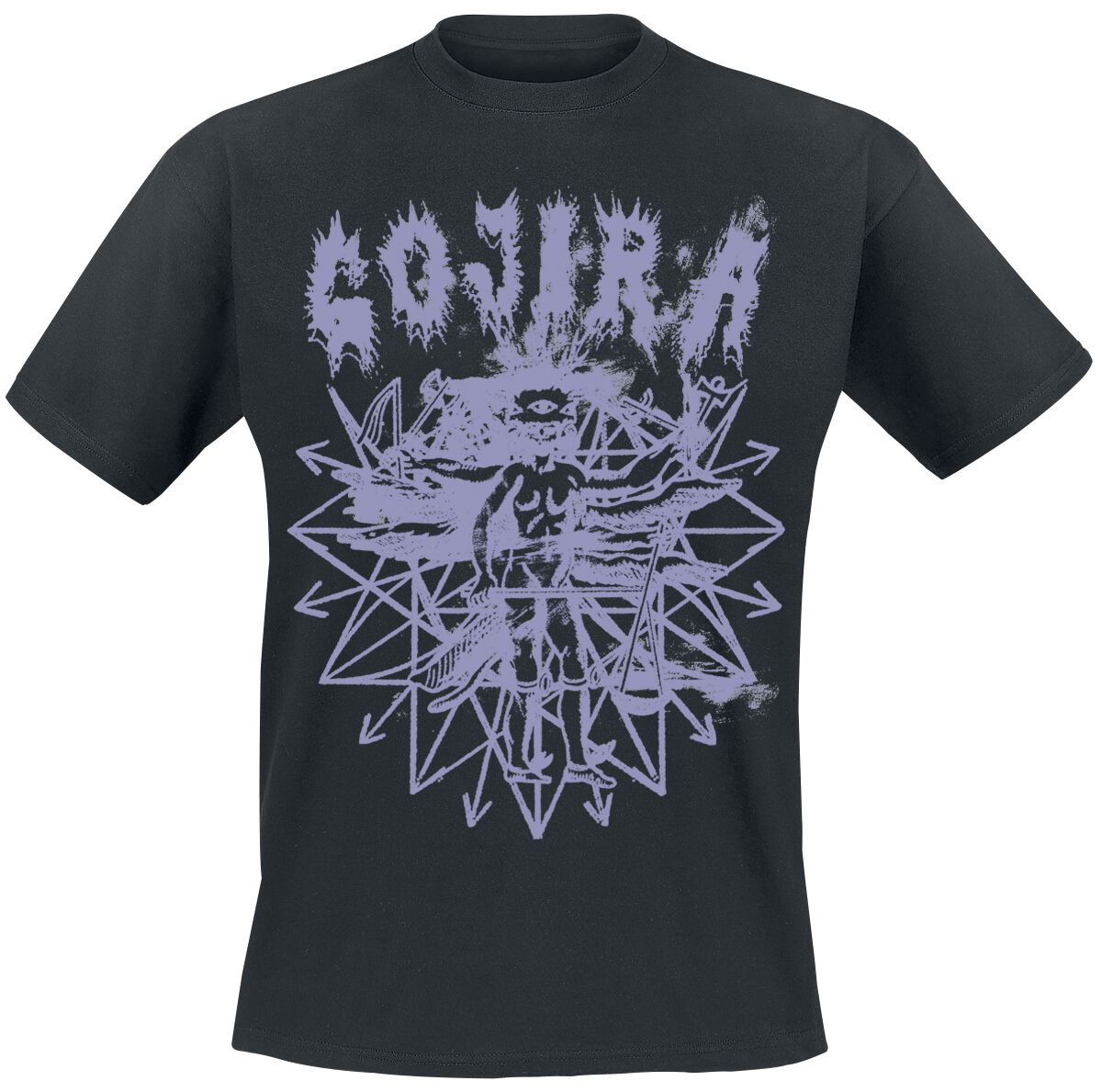 Gojira T-Shirt - Demon Of Chaos - S bis XXL - für Männer - Größe L - schwarz  - Lizenziertes Merchandise!