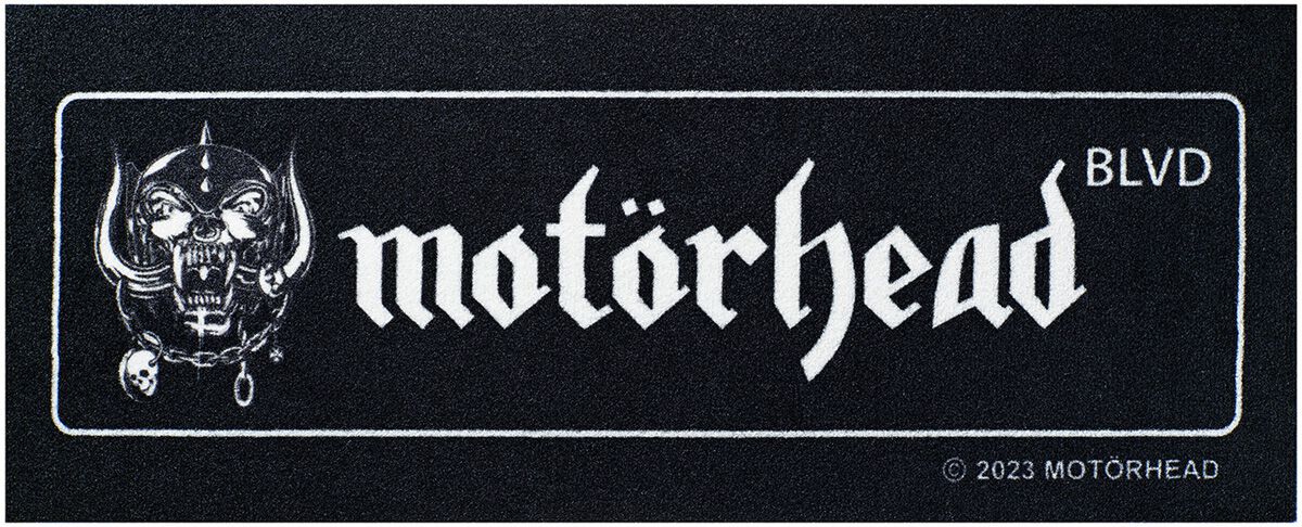 Motörhead Fußmatte - BLVD - schwarz  - Lizenziertes Merchandise!