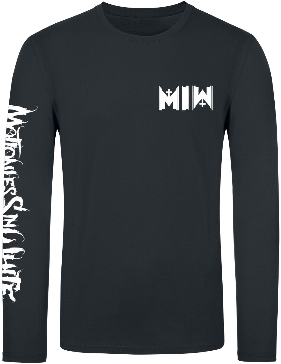 Motionless In White Logo Langarmshirt schwarz in M