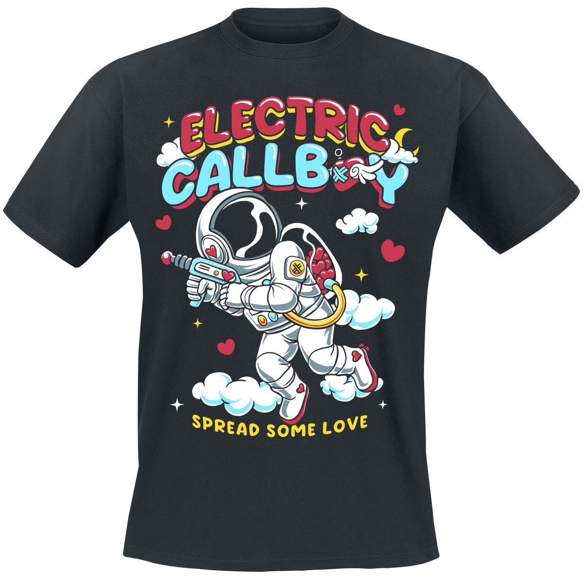 Electric Callboy T-Shirt - Spread Some Love - S bis 3XL - für Männer - Größe XXL - schwarz  - EMP exklusives Merchandise!