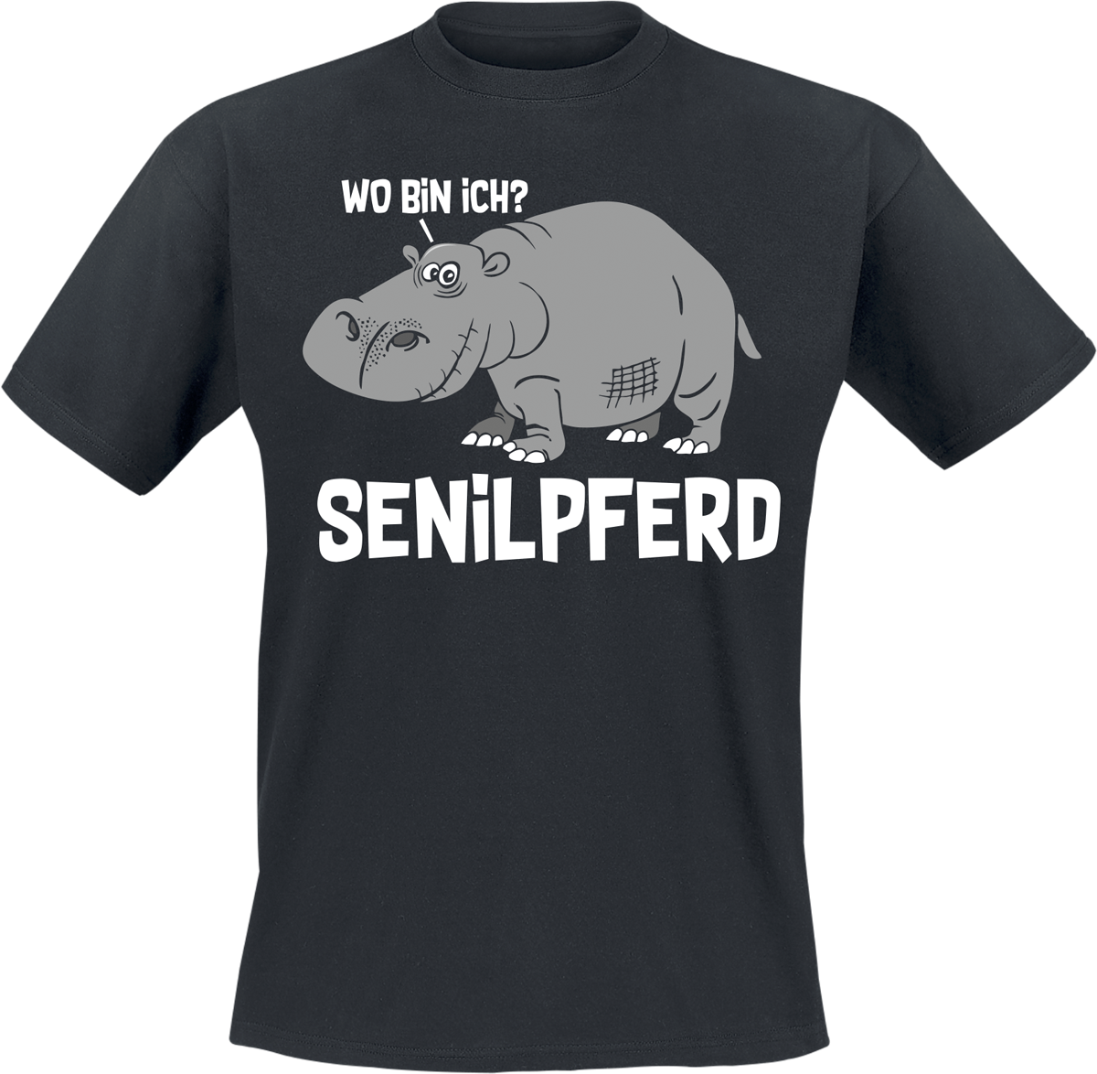 Tierisch - Senilpferd - T-Shirt - schwarz - EMP Exklusiv!