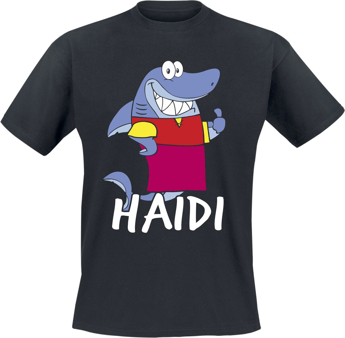 Tierisch Haidi T-Shirt schwarz in 3XL