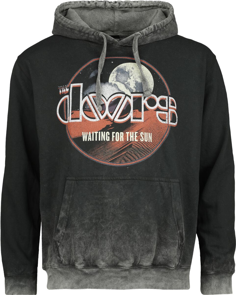 The Doors Kapuzenpullover - Waiting For The Sun - S bis XXL - für Männer - Größe S - charcoal  - Lizenziertes Merchandise!