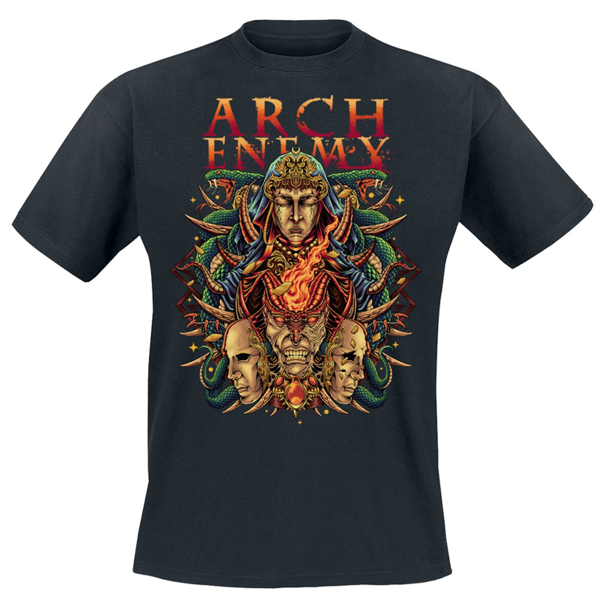 Image of T-Shirt di Arch Enemy - Deceiver - S a L - Uomo - nero