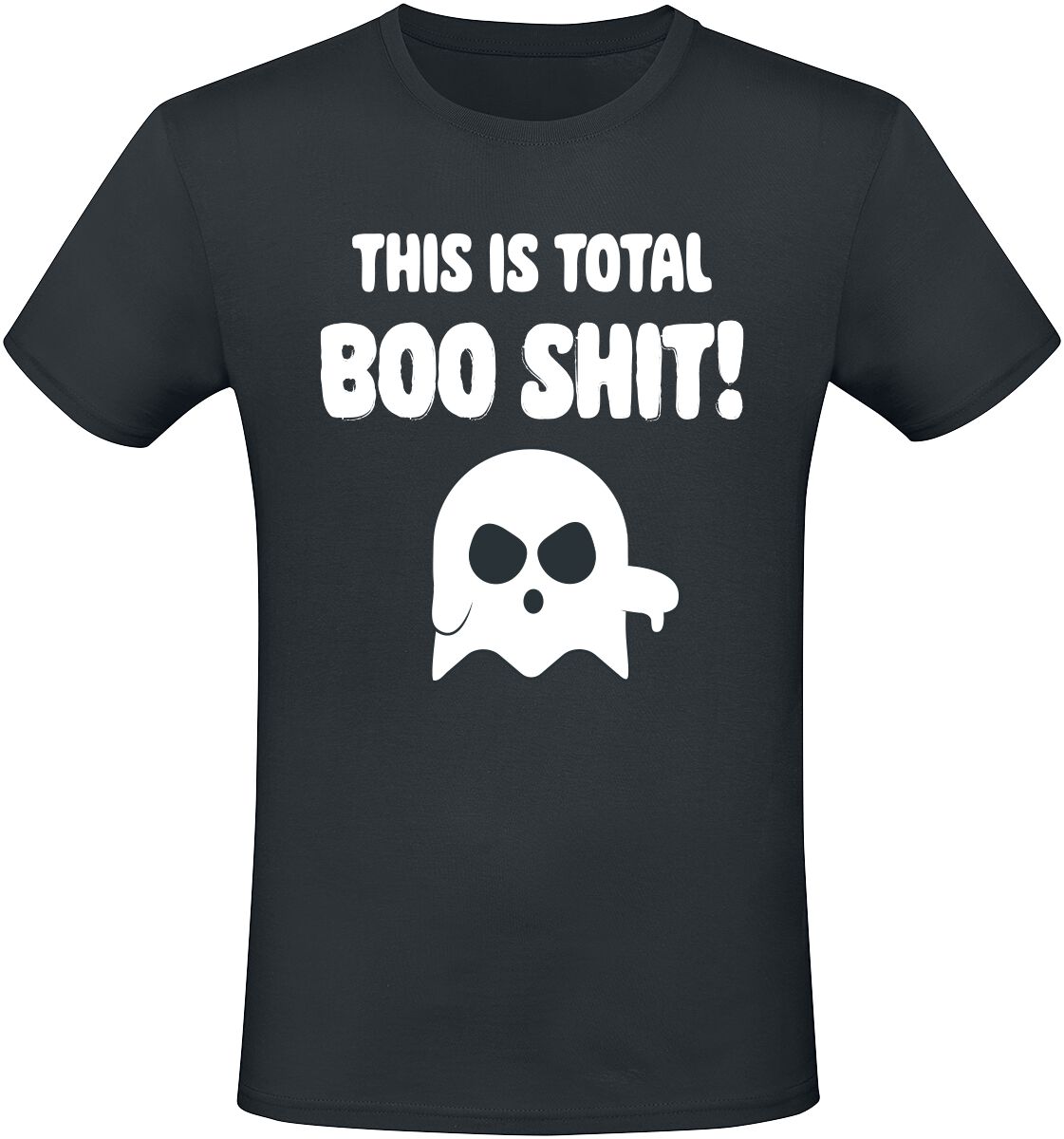 Sprüche This Is Total Boo Shit! T-Shirt schwarz in XL
