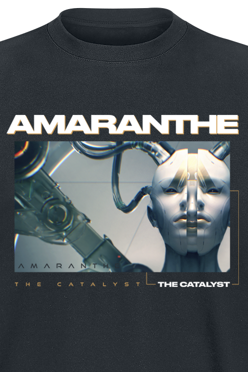 Amaranthe T-Shirt - The Catalyst Cut - S bis 3XL - für Männer - Größe S - schwarz  - Lizenziertes Merchandise!