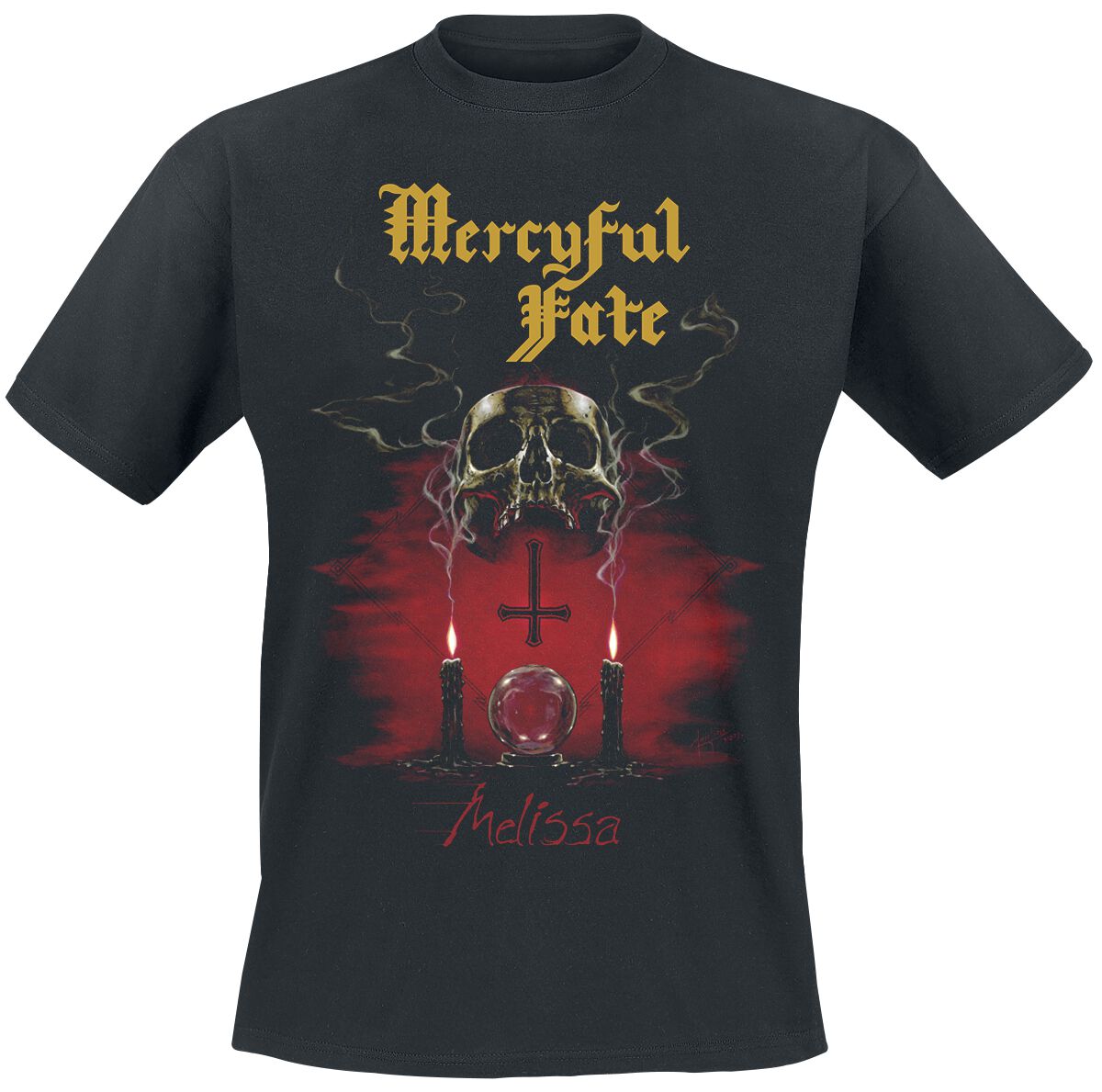 Mercyful Fate T-Shirt - Melissa (40th Anniversary) - M bis 3XL - für Männer - Größe XXL - schwarz  - Lizenziertes Merchandise!