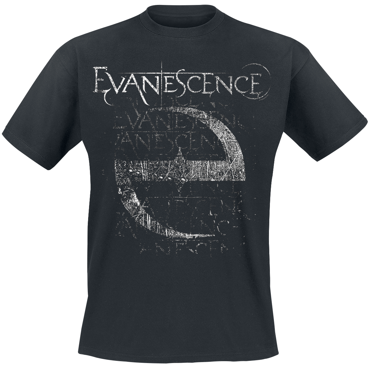 Evanescence - Distressed Stamped - T-Shirt - schwarz