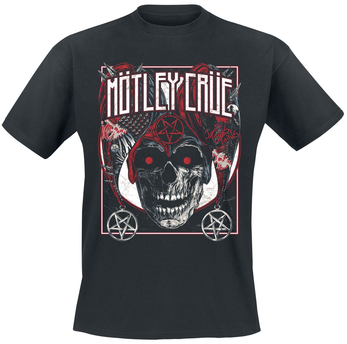 Mötley Crüe Vegas T-Shirt schwarz in 3XL