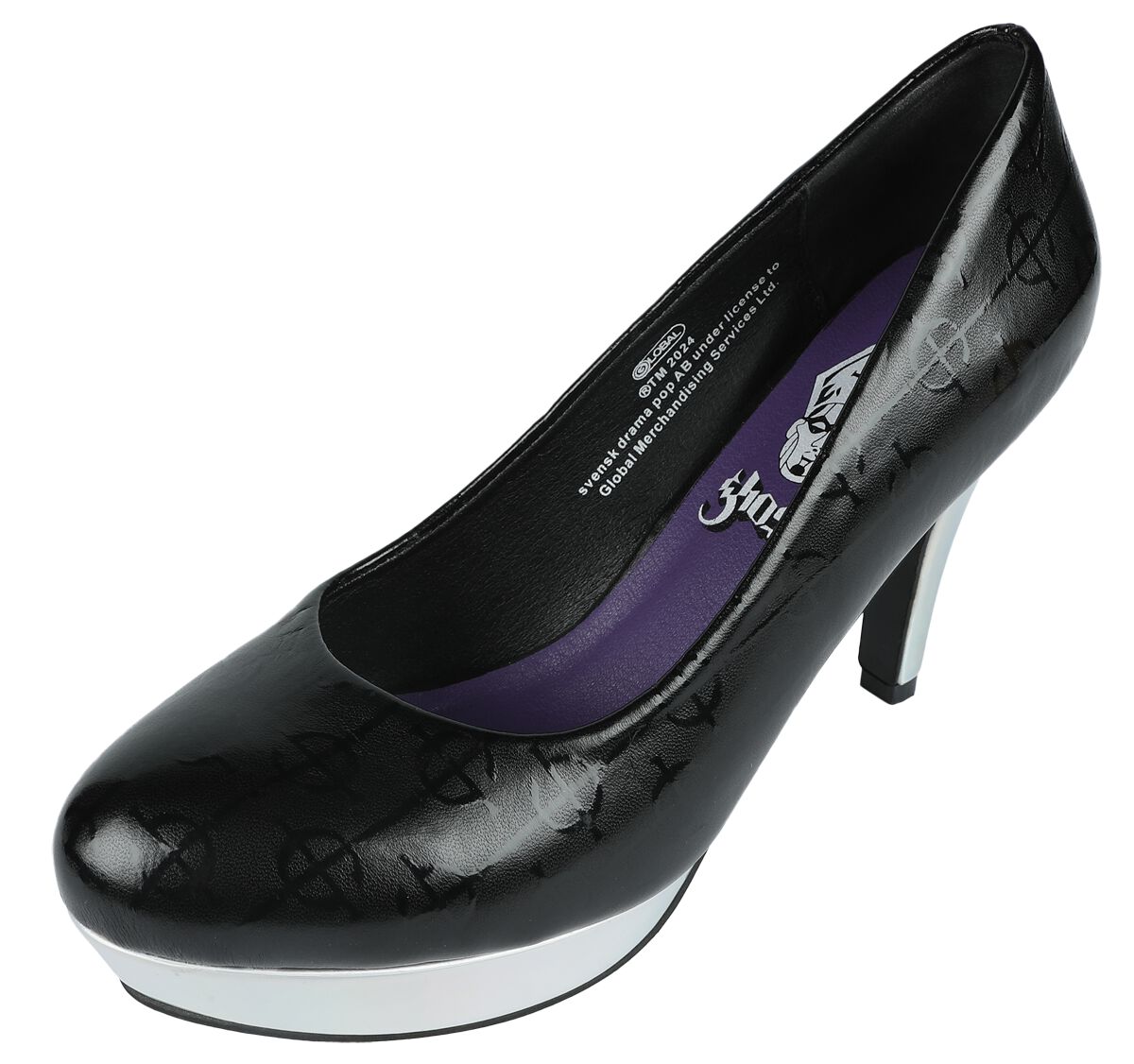 Ghost EMP Signature Collection High Heel schwarz silberfarben in EU41