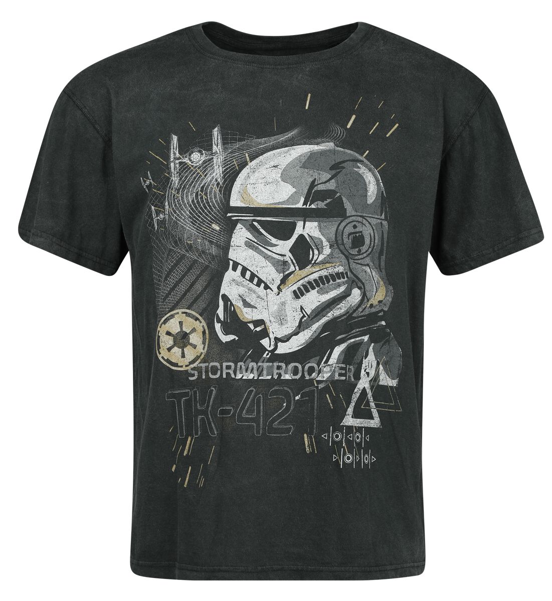 Star Wars Storm Trooper T-Shirt schwarz in 3XL
