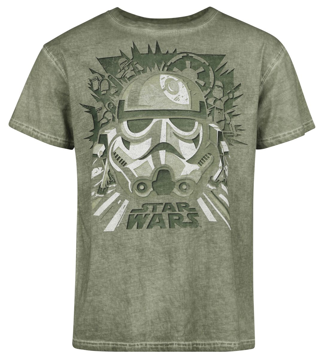 Star Wars Storm Trooper T-Shirt grün in 3XL