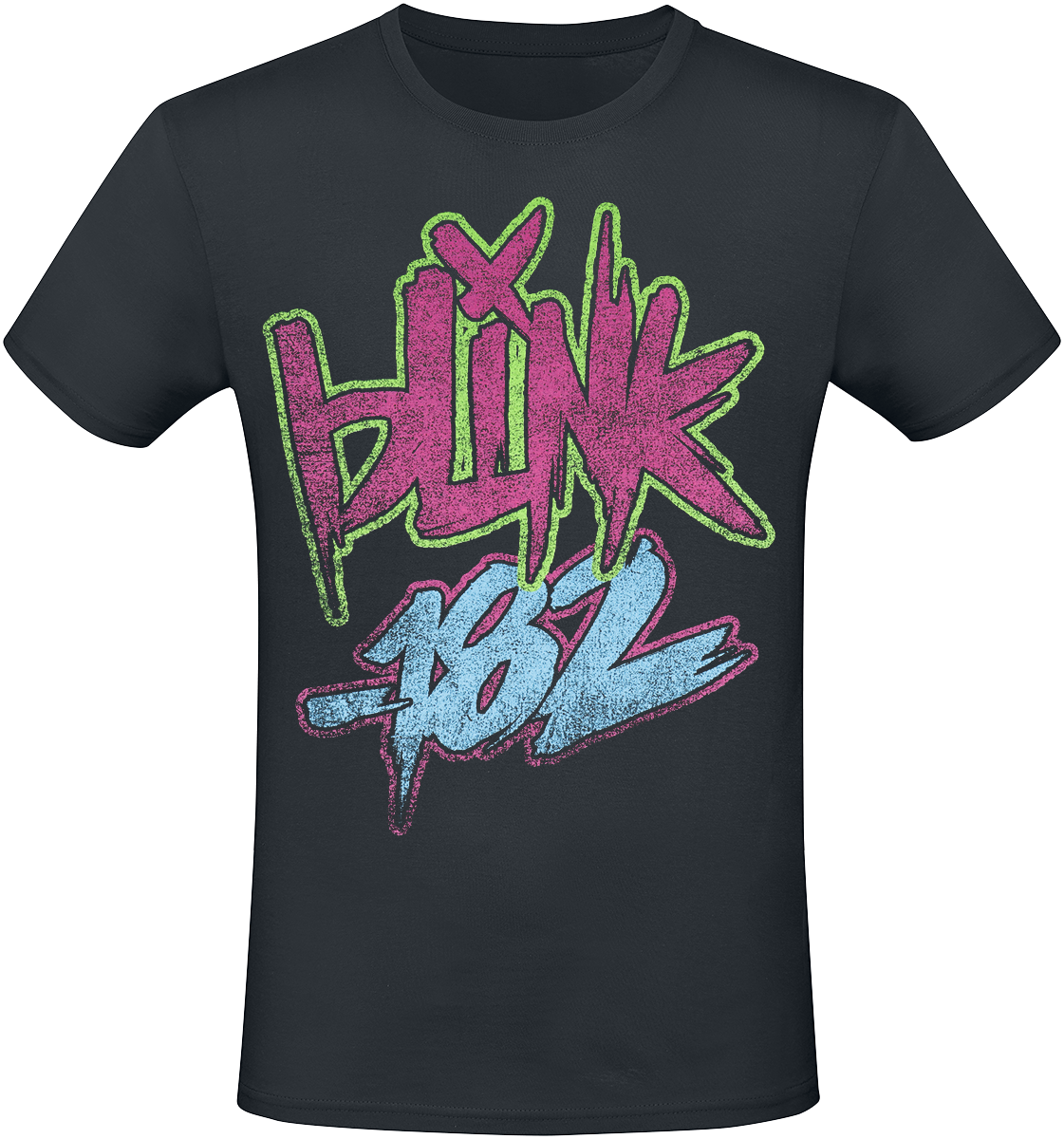 Blink-182 - Text - T-Shirt - schwarz