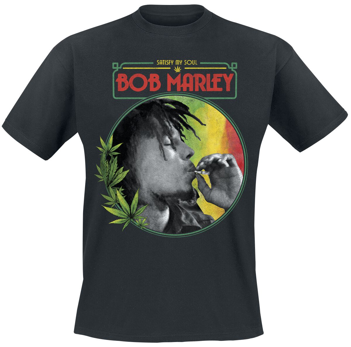 Levně Bob Marley Satisfy My Soul Tričko černá