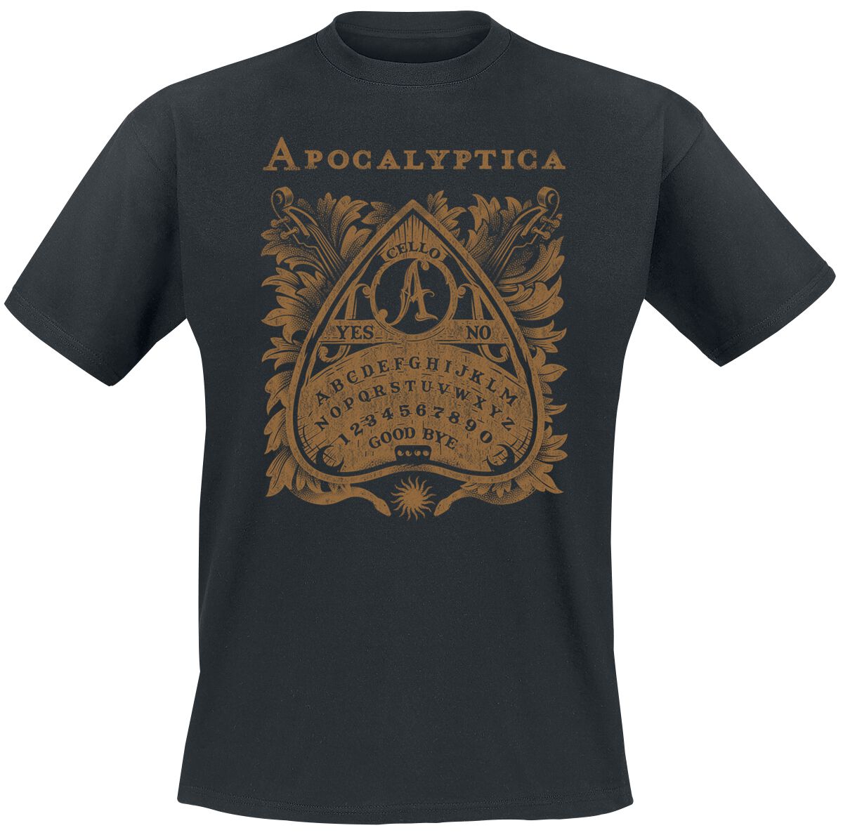 Apocalyptica T-Shirt - Ouija - S bis XXL - für Männer - Größe L - schwarz  - Lizenziertes Merchandise!