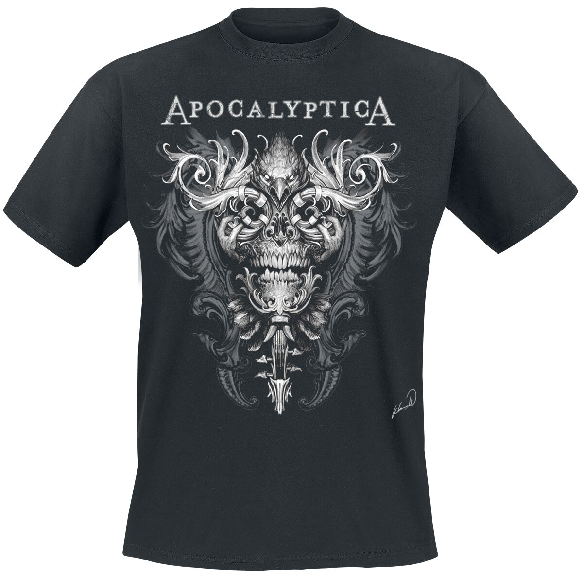 Apocalyptica T-Shirt – Mayhem – S bis L – für Männer – Größe M – schwarz  – Lizenziertes Merchandise!