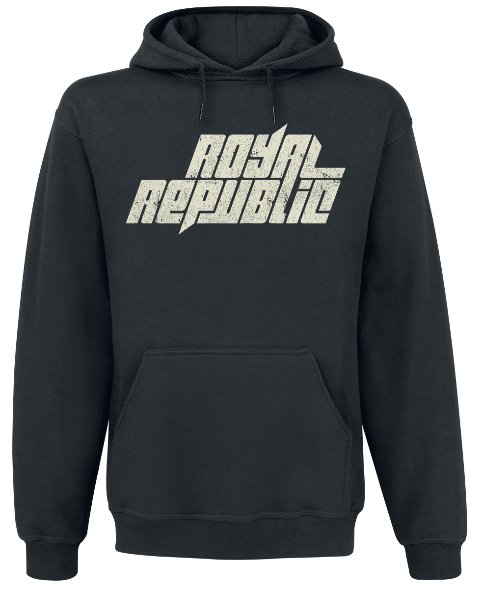 Royal Republic - Vintage Logo - Kapuzenpullover - schwarz