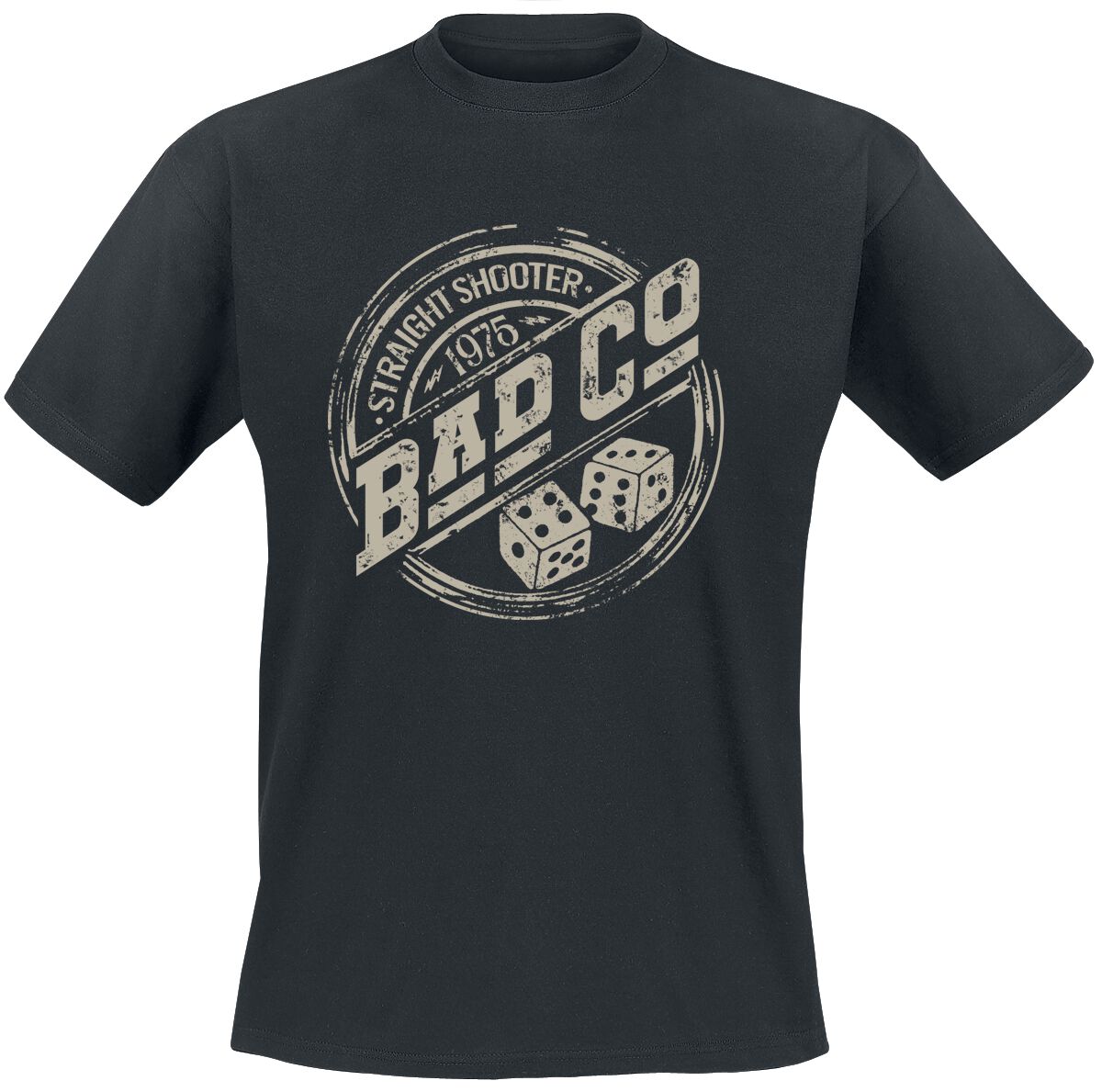 Bad Company Straight Shooter T-Shirt schwarz in XL