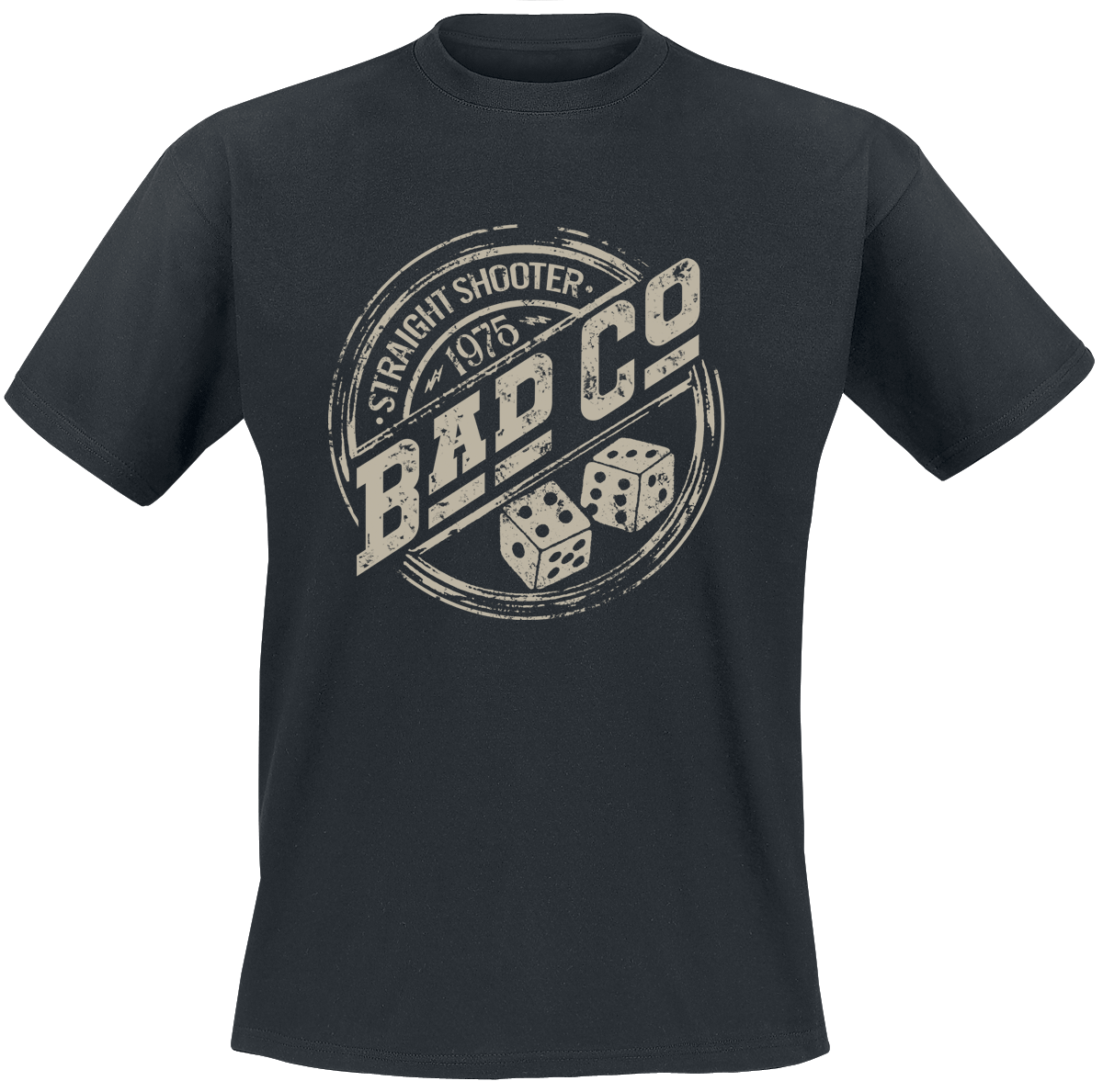 Bad Company - Straight Shooter - T-Shirt - schwarz - EMP Exklusiv!