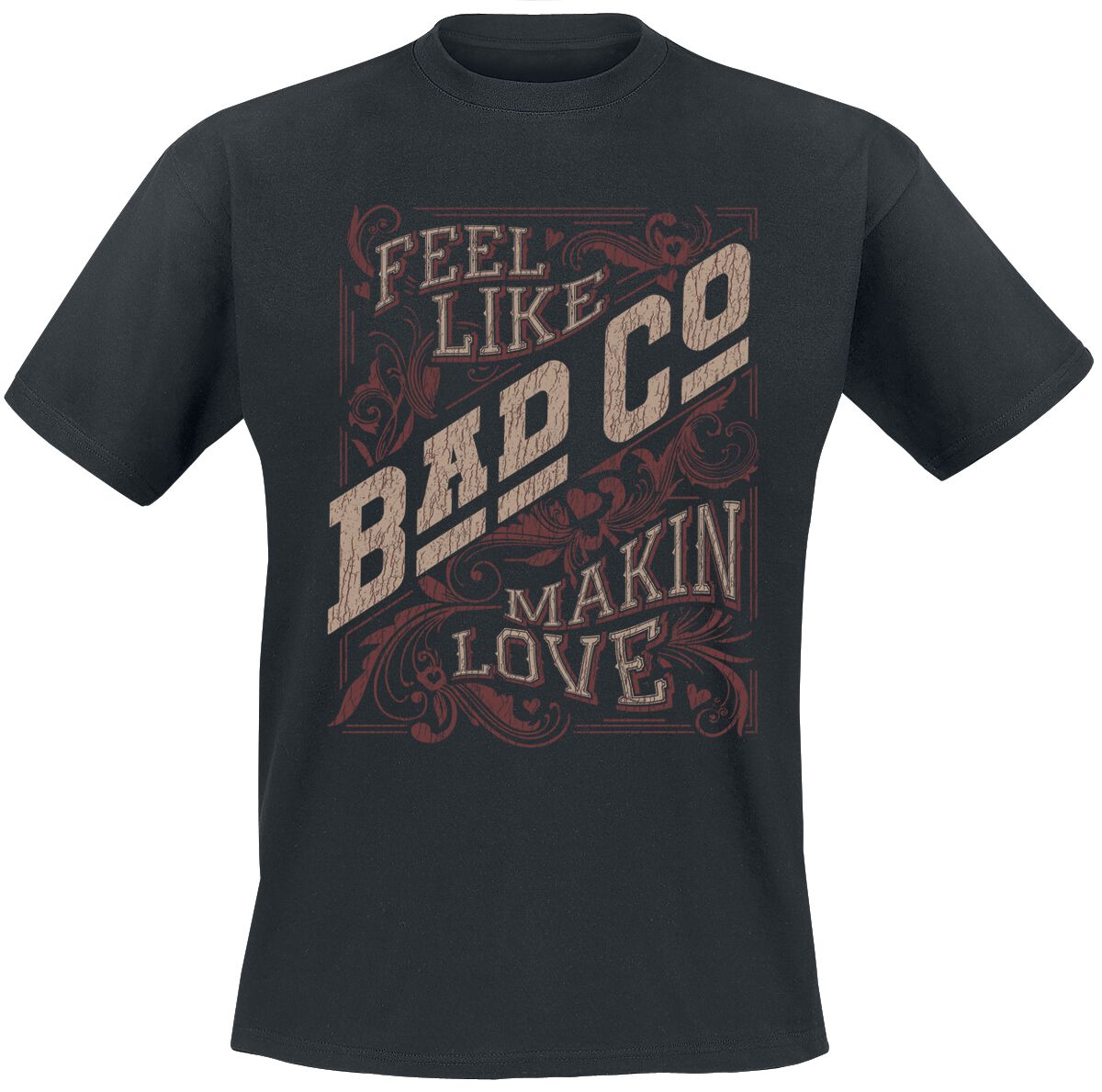 Bad Company Makin Love T-Shirt schwarz in XXL