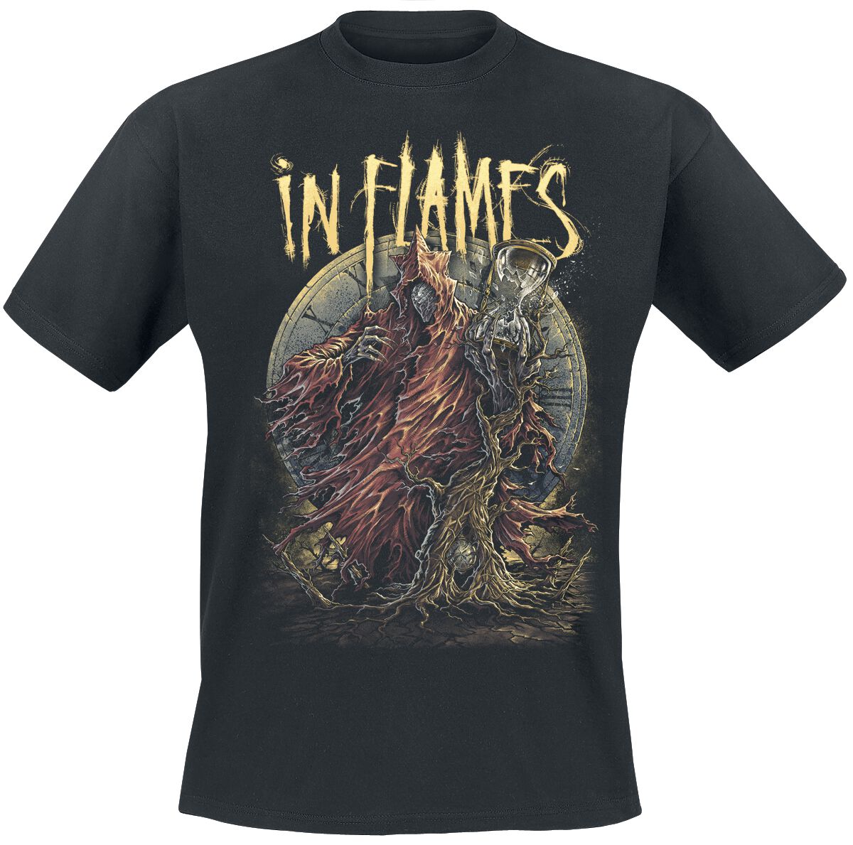 In Flames T-Shirt - End Of Time - S bis 3XL - für Männer - Größe 3XL - schwarz  - Lizenziertes Merchandise!