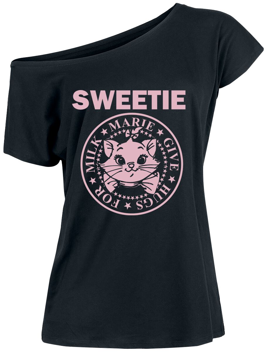 Levně Aristocats Marie - Sweetie Dámské tričko černá