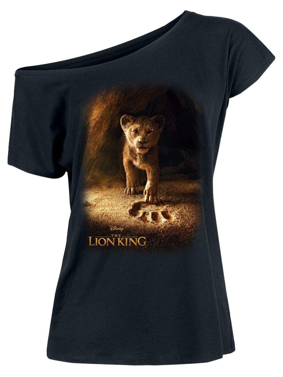 Der König der Löwen - Disney T-Shirt - Little Lion - S bis XXL - für Damen - Größe XXL - schwarz  - Lizenzierter Fanartikel