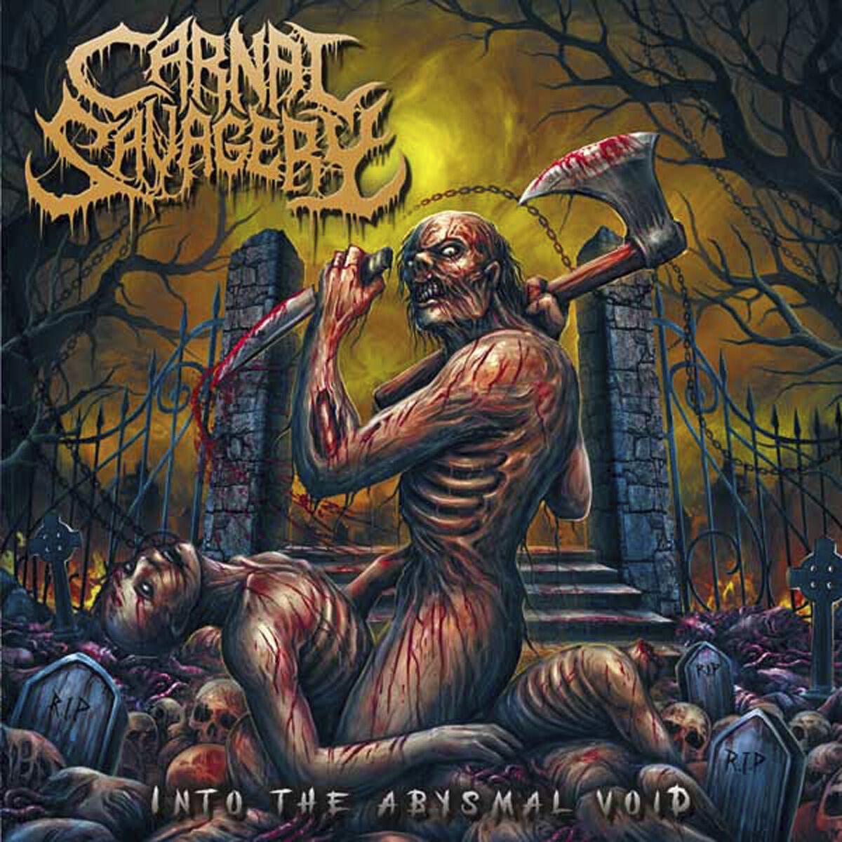 Carnal Savagery Into The Abysmal Void CD multicolor