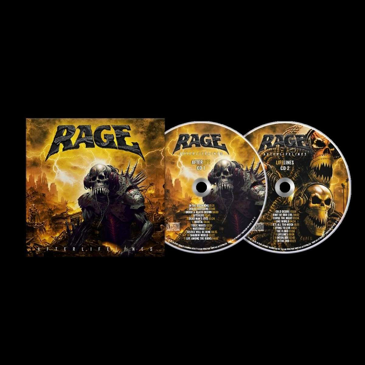 Afterlifelines von Rage - 2-CD (Jewelcase)