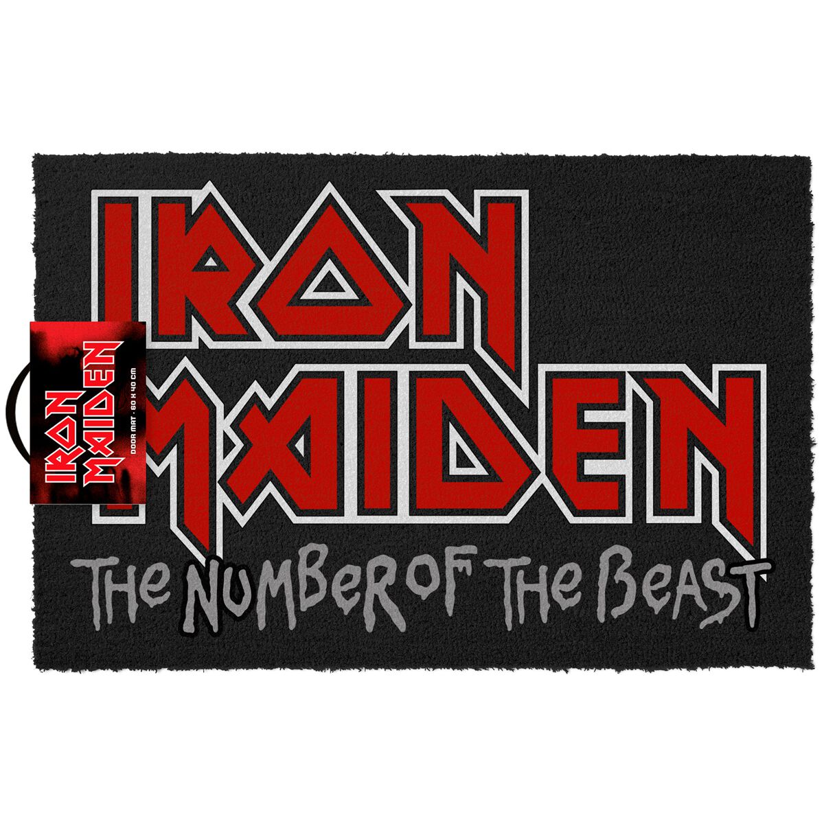 Iron Maiden The number of the beast Fußmatte multicolor