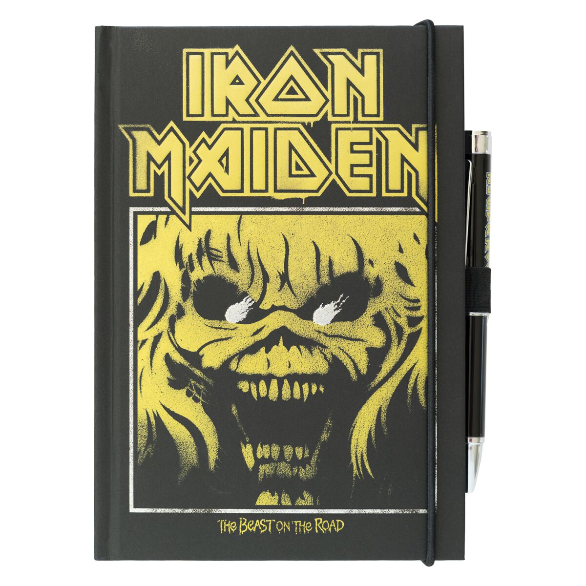Iron Maiden The Beast On The Road Notizbuch schwarz