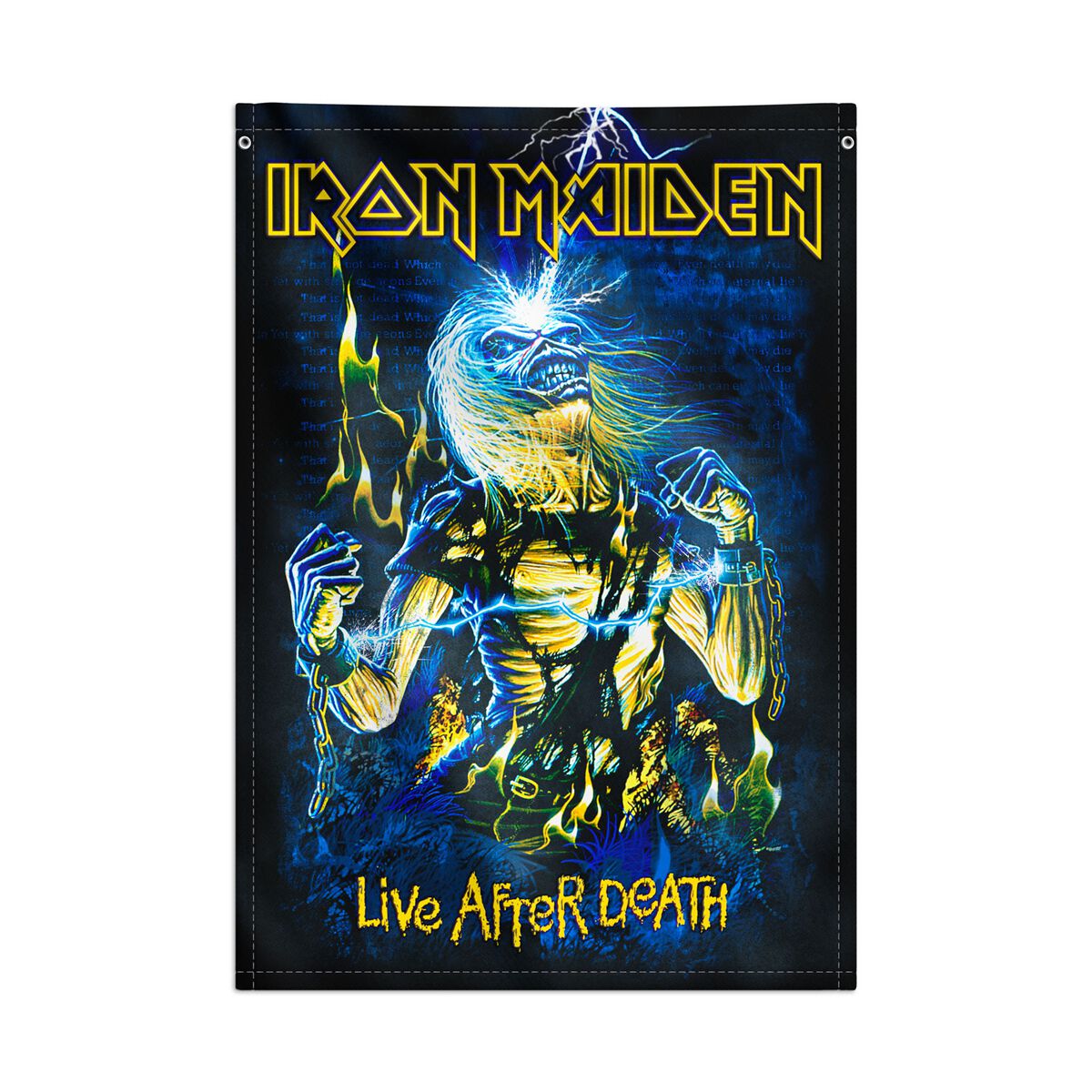 Iron Maiden Live After Death Flagge multicolor