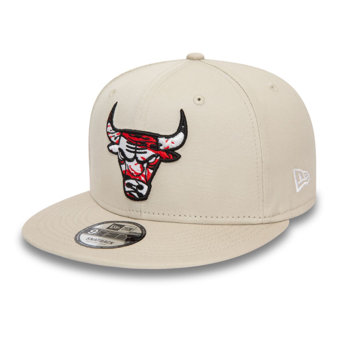 New Era - NBA Cap - 9FIFTY Seasonal Infill - Chicago Bulls - creme
