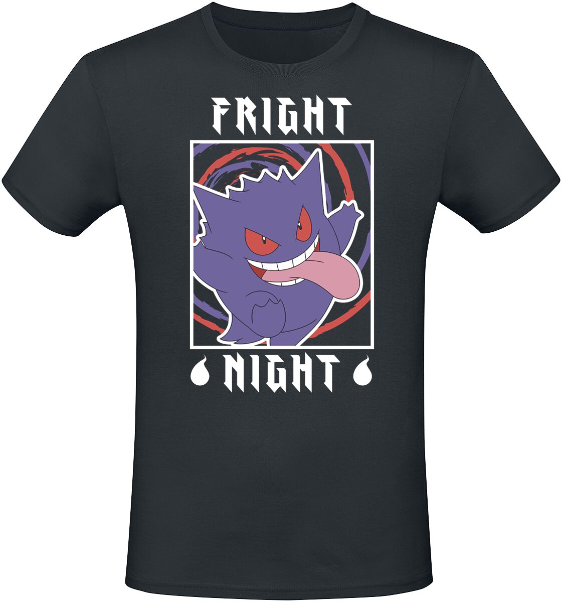 Pokémon Gengar - Fright Night T-Shirt black