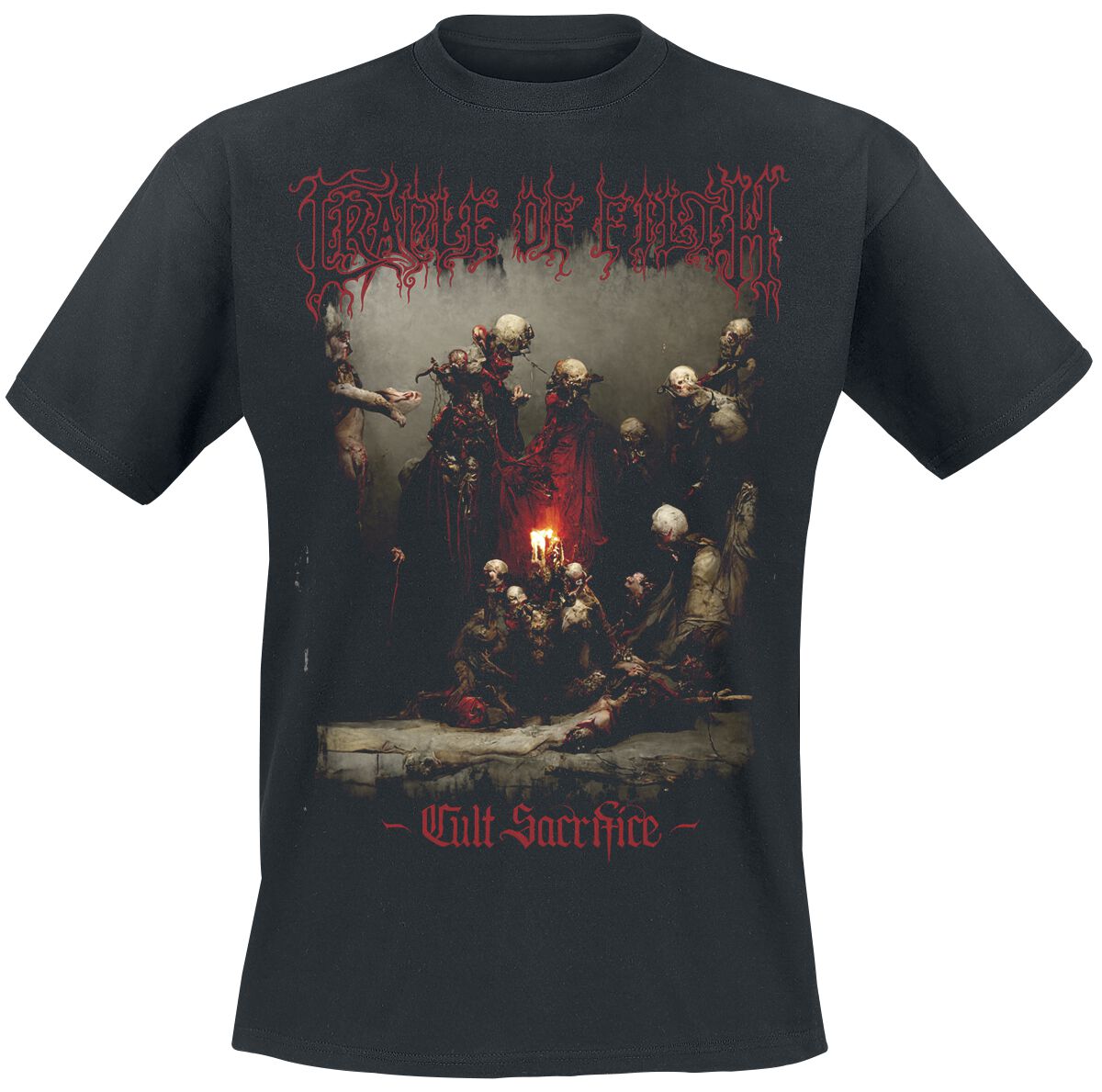 Levně Cradle Of Filth Cult Sacrifice Tričko černá