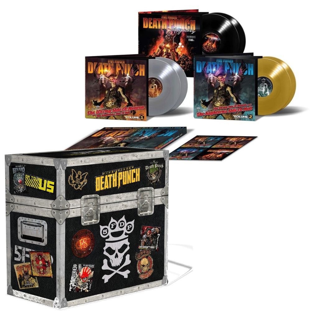 Image of LP di Five Finger Death Punch - Wrong Side of Heaven V1/V2 Collection & Vinyl Case - Unisex - standard