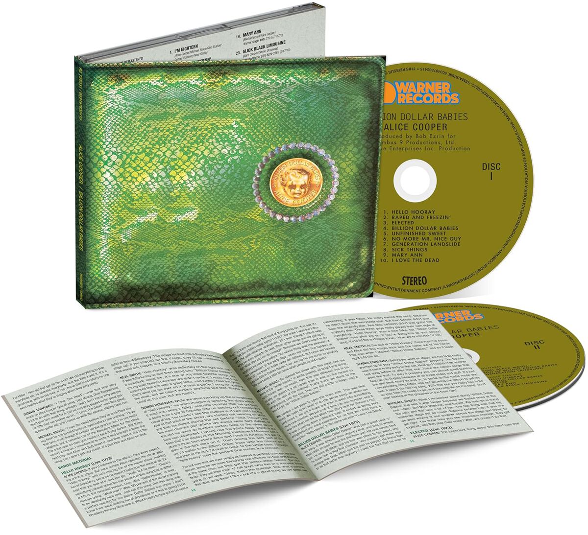 Levně Alice Cooper Billion dollar babies (50th Anniversary) 2-CD standard