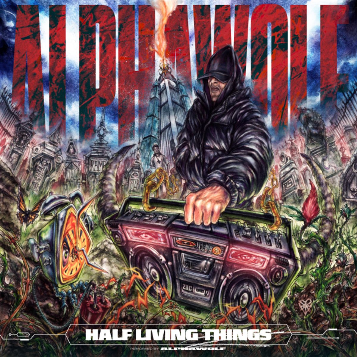 Image of CD di Alpha Wolf - Half living things - Unisex - standard