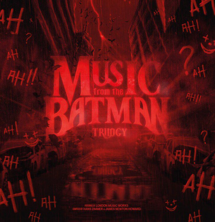 Levně Batman Music From The Batman Trilogy - London Music Works 2-LP černá